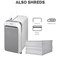 Fellowes Powershred LX221 P-5 Micro-Cut Shredder, 22 Litres