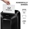 Fellowes Powershred LX201 Micro-Cut Shredder Black 5160001