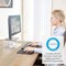 Fellowes Clarity Monitor Stand, Adjustable Height, Clear