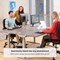 Fellowes Clarity Monitor Stand, Adjustable Height, Clear