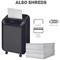 Fellowes Powershred LX210 P-4 Mini-Cut Shredder, 23 Litres