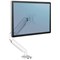 Fellowes Platinum Series Deskclamped Single Monitor Arm, Adjustable Height, White Fellowes Platinum Series Deskclamped Single Monitor Arm, Adjustable Height, White