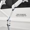 Fellowes Platinum Series Deskclamped Dual Monitor Arm, Adjustable Height, White