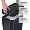 Fellowes Powershred LX65 P-4 Cross-Cut Shredder, 22 Litres