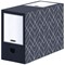 Bankers Box Decor 150mm Transfer File Midnight Blue/Grey (Pack of 5)