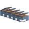 Bankers Box Decor Flip Top Box Blue (Pack of 5)