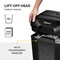 Fellowes Powershred LX70 P-4 Cross-Cut Shredder, 18 Litres, Black