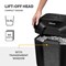 Fellowes Powershred LX25 P-4 Cross-Cut Shredder, 11.5 Litres, Black