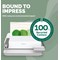 Fellowes PET Binding Covers, 180 Micron, Clear, A4, Pack of 100