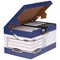 Bankers Box Ergo Stor Maxi FastFold Storage Boxes, Blue, Pack of 10 Bankers Box Ergo Stor Maxi FastFold Storage Boxes, Blue, Pack of 10