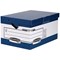Bankers Box Ergo Stor Maxi FastFold Storage Boxes, Blue, Pack of 10