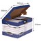 Bankers Box Ergo Stor Maxi FastFold Storage Boxes, Blue, Pack of 10 Bankers Box Ergo Stor Maxi FastFold Storage Boxes, Blue, Pack of 10
