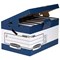 Bankers Box Ergo Stor Maxi FastFold Storage Boxes, Blue, Pack of 10