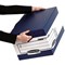 Bankers Box Ergo Stor Maxi FastFold Storage Boxes, Blue, Pack of 10