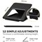 Fellowes Breyta Laptop Riser, Adjustable Height and Tilt, Black