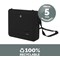Fellowes Breyta Laptop 2 in 1 Carry Case/Laptop Riser, Adjustable Height and Tilt, Black