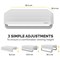 Fellowes Breyta Monitor Stand, Adjustable Height, White