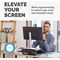 Fellowes Breyta Monitor Stand, Adjustable Height, Black