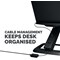Fellowes Hana Laptop Riser, Adjustable Height and Tilt, Black
