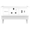 Fellowes Power Desk Type G UK/IE 1 Socket 1 USB-A + 1 USB-C Port White