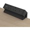 Fellowes Power Desk 2 Type G UK/IE 2 Sockets 1 USB-A + 1 USB-C Port Black