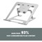 Fellowes Alumia Portable Laptop Stand Silver