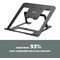 Fellowes Alumia Portable Laptop Stand Black