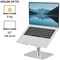 Fellowes Alumia Desk Based Laptop Stand Silver