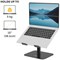 Fellowes Alumia Desk Based Laptop Stand Black