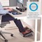 Fellowes Standard Footrest, Adjustable, Black