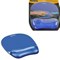 Fellowes Crystal Gel Mouse Mat, With Wrist Rest, Blue