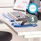 Fellowes Crystal Gel Mouse Mat, With Wrist Rest, Blue