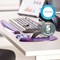 Fellowes Crystal Gel Keyboard Wrist Rest, Purple
