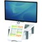 Fellowes Premium Monitor Stand Plus with Drawer and Copyholder, Adjustable Height, White