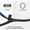 Fellowes CableZip Ducting with Cable Management Tool, 20mm Diameter, 2m Length, Black