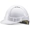 Beeswift Wheel Ratchet Vented Safety Helmet, White Beeswift Wheel Ratchet Vented Safety Helmet, White