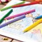 Bic Kids Plastidecor Crayons, Long-lasting, Sharpenable, Vivid Assorted Colours, Pack of 24