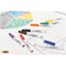 Bic Velleda 1741 Whiteboard Marker, Bullet Tip, Assorted, Wallet of 8