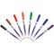 Bic Velleda Drywipe Marker 1721, Bullet tip, Assorted Colours, Pouch of 8