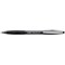 Bic Atlantis Premium Ball Pen, Retractable Rubber Grip, Black, Pack of 12