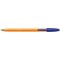 Bic Orange Ball Pen, Blue, Pack of 20