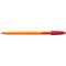 Bic Orange Ball Pen, Red, Pack of 20