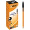 Bic Orange Ball Pen, Black, Pack of 20