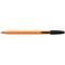 Bic Orange Ball Pen, Black, Pack of 20