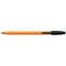 Bic Orange Ball Pen, Black, Pack of 20