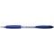 Bic Atlantis Ball Pen, Retractable, Cushioned Grip, 0.4mm Line, Blue, Pack of 12,