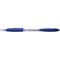 Bic Atlantis Ball Pen, Retractable, Cushioned Grip, 0.4mm Line, Blue, Pack of 12,