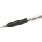 Bic Atlantis Ball Pen, Retractable, Cushioned Grip, 0.4mm Line, Black, Pack of 12