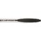 Bic Atlantis Ball Pen, Retractable, Cushioned Grip, 0.4mm Line, Black, Pack of 12