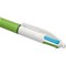 Bic 4 Colours Fashion Ball Pen, Pink Purple Turquoise Lime Green, Pack of 12